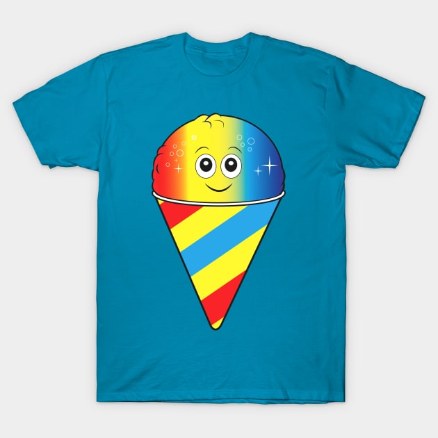 Cute Cartoon Snow Cone T-Shirt by PenguinCornerStore